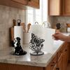 Free Standing Butterfly Napkin Holder 2D Flat Vertical Napkins Rack  Kitchen