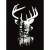 European sizes Women's Casual Short Sleeve T-Shirt with Forest Stag Graphic Print - Soft Stretch Round Neck Tee