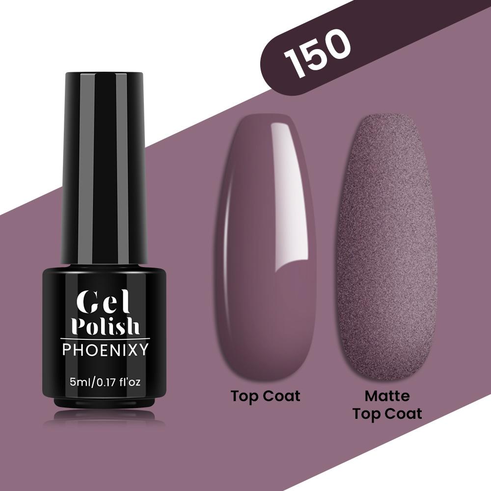 PHOENIXY 80 Farben Nagel-Gel-Nagellack, 5 ml, UV-LED-Farb-Nagelkunst-Hybrid-Nagellack, Liner-Gel, Maniküre-Kunst, semi-permanent, glitzernd, glänzende Farben-Gel