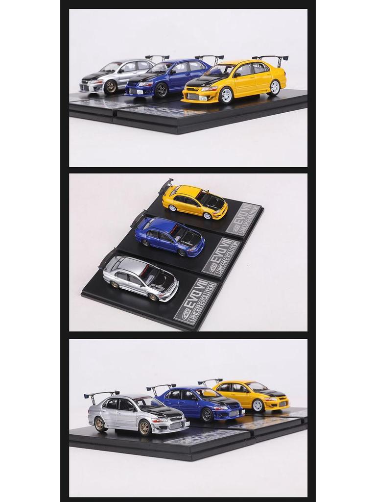 1:64 Mitsubishi Lancer EVO VII Alloy Car Model