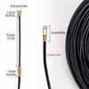 Guide Spring Cable Wire Puller Durable Anti-Corrosion Fish Tape Reel Ergonomic Handle Data Cabling Pull Wire Retracting
