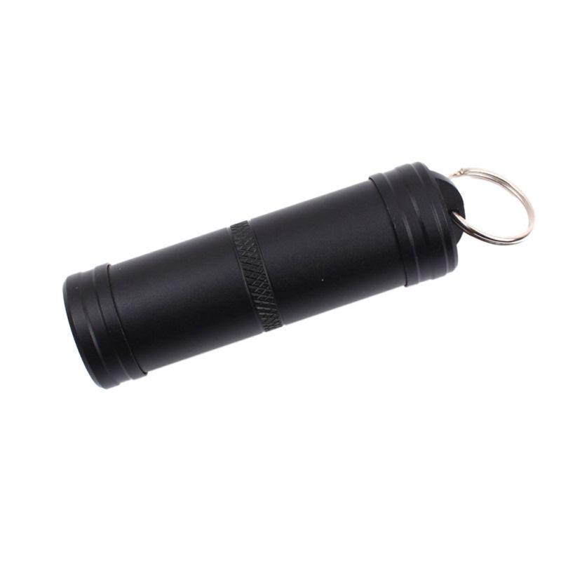 Waterproof Storage Emergency Pill Case Box Container Camping EDC tools Outdoor Survival Pocket Bottle чёрный