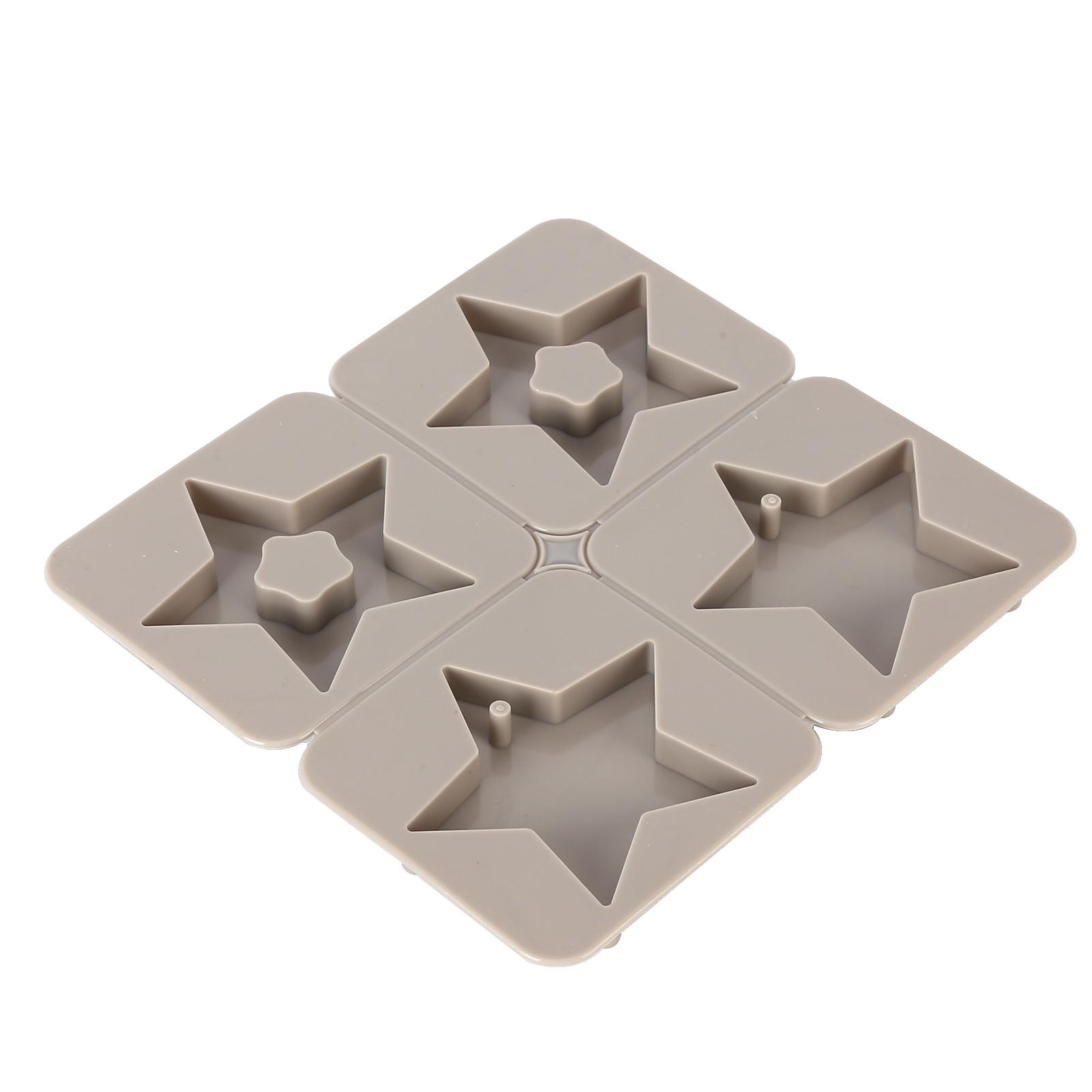 

DIY Silicone Mold Reusable Car Pendant Decorative Wax Mold for Home Kitchen Handcraft Shop5‑Pointed Star