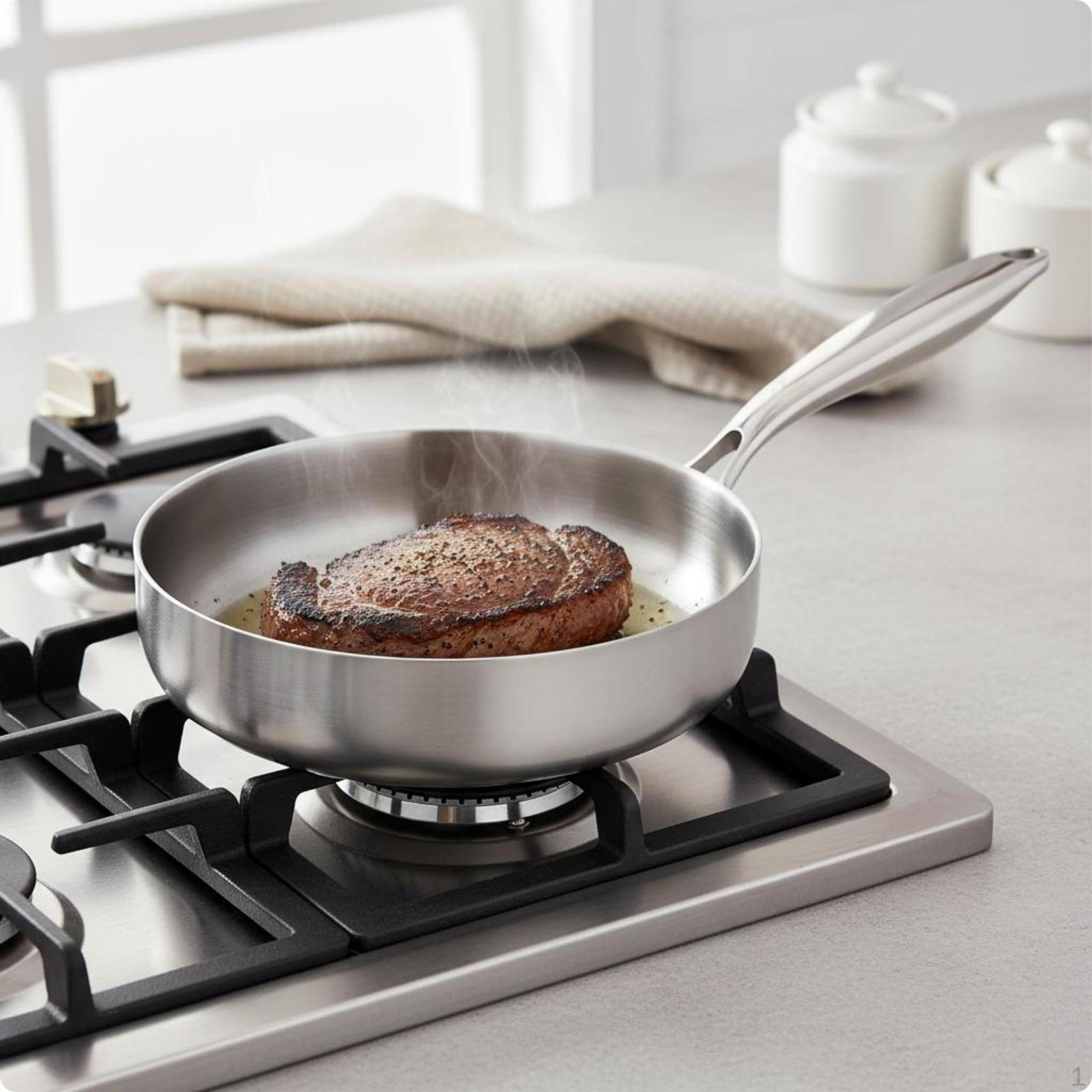Stainless Steel Frying PanGradeGrade 316L Pan Induction Compatible Skillet 20CM Pot 20CM Pot Only