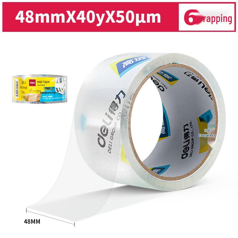 Deli High-Quality Clear Packing Tape