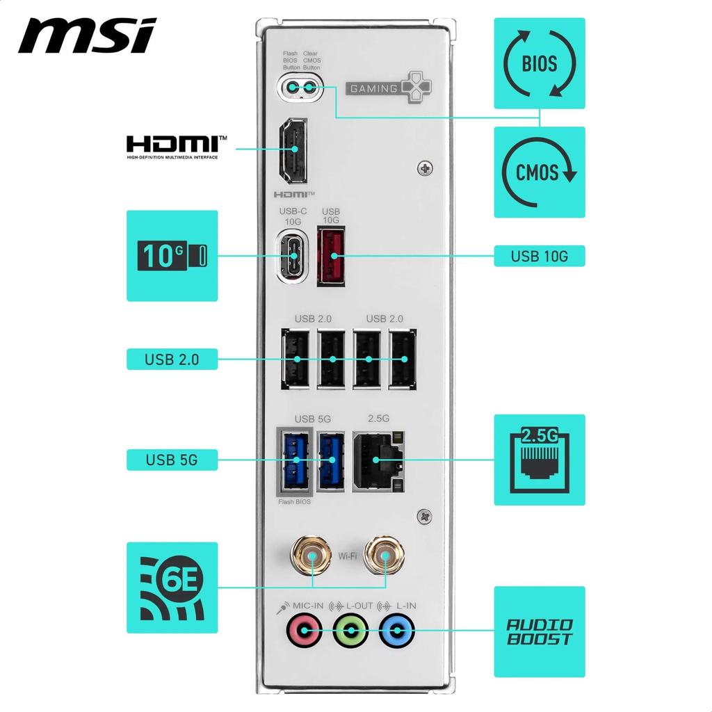 MSI B840M GAMING PLUS WIFI6E Gaming Motherboard MB6805 Micro-ATX