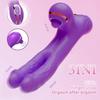 Double Dildo Vibrator for Women Clitoris Stimulator G-spot Powerful 3 In 1 Dildo Female Masturbation Sex Toys Adult Goods