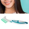 Denture Brush Plaque Bacteria Removal Effective Cleaning Prevent Dental Calculus Safe Nontoxic False Teeth Toothbrush