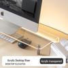 Transparent Acrylic Desktop Monitor Riser