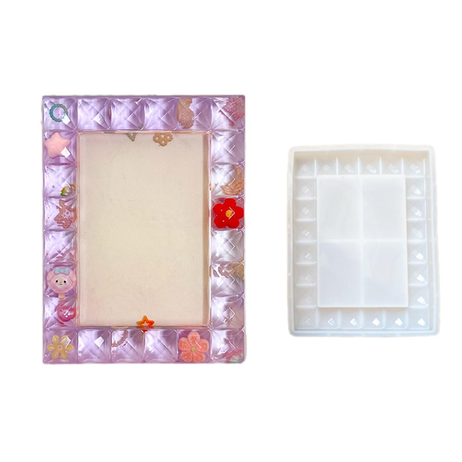 

Великі форми для виготовлення силіконової смоли Силіконові форми для фоторамок Форми для виготовлення прикрас для дому T3