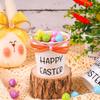 Pack of 1 DIY Flexible Easter Eggs and Carrot Decoration Set with Sponge Filling for Individualized Home Party Decors