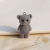 Charming 3D Cartoon Cat/Bear Keychain Cute Animal Bag Decoration for Women Girls Stylish Keychain for Car Keys and Bags
