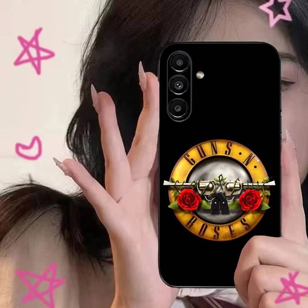 

Band G-Guns N Roses Phone Case For Samsung S24,S21,S22,S23,S30,Ultra,S20,Plus,Fe,Lite,Note,10,9,5G Black Soft Cover Samsung S235G