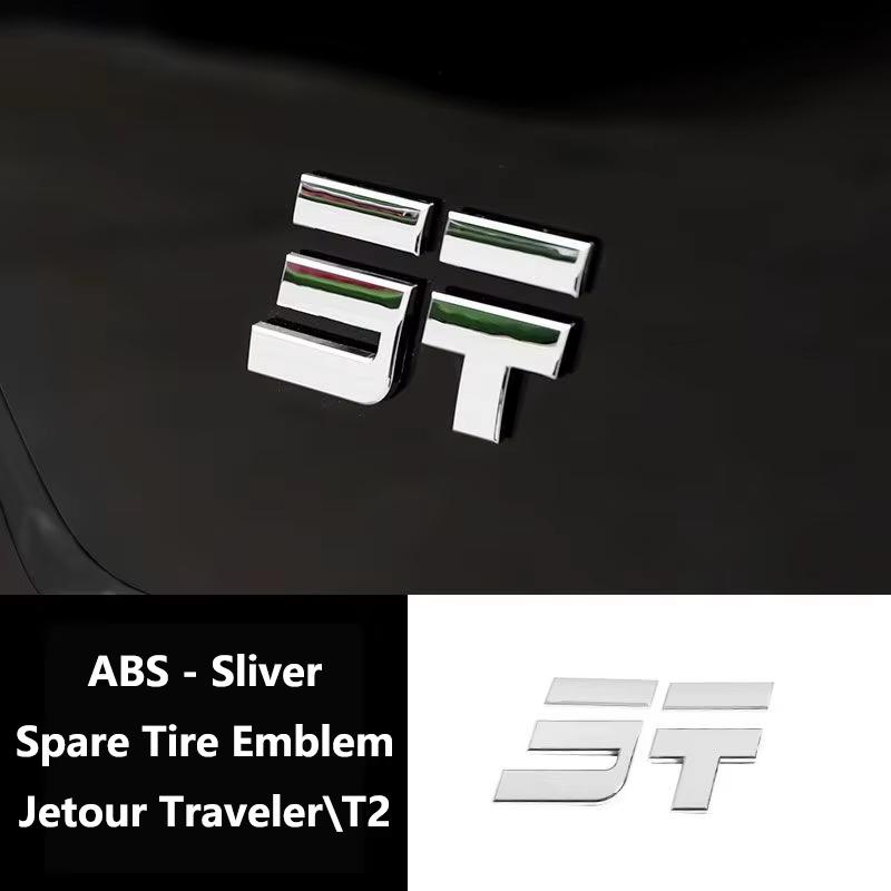 

For Jetour Traveler T2 Emblems Car Front Grille Decal Car Logo Sticker Badge Body Decoration Auto Exterior Letter Marking