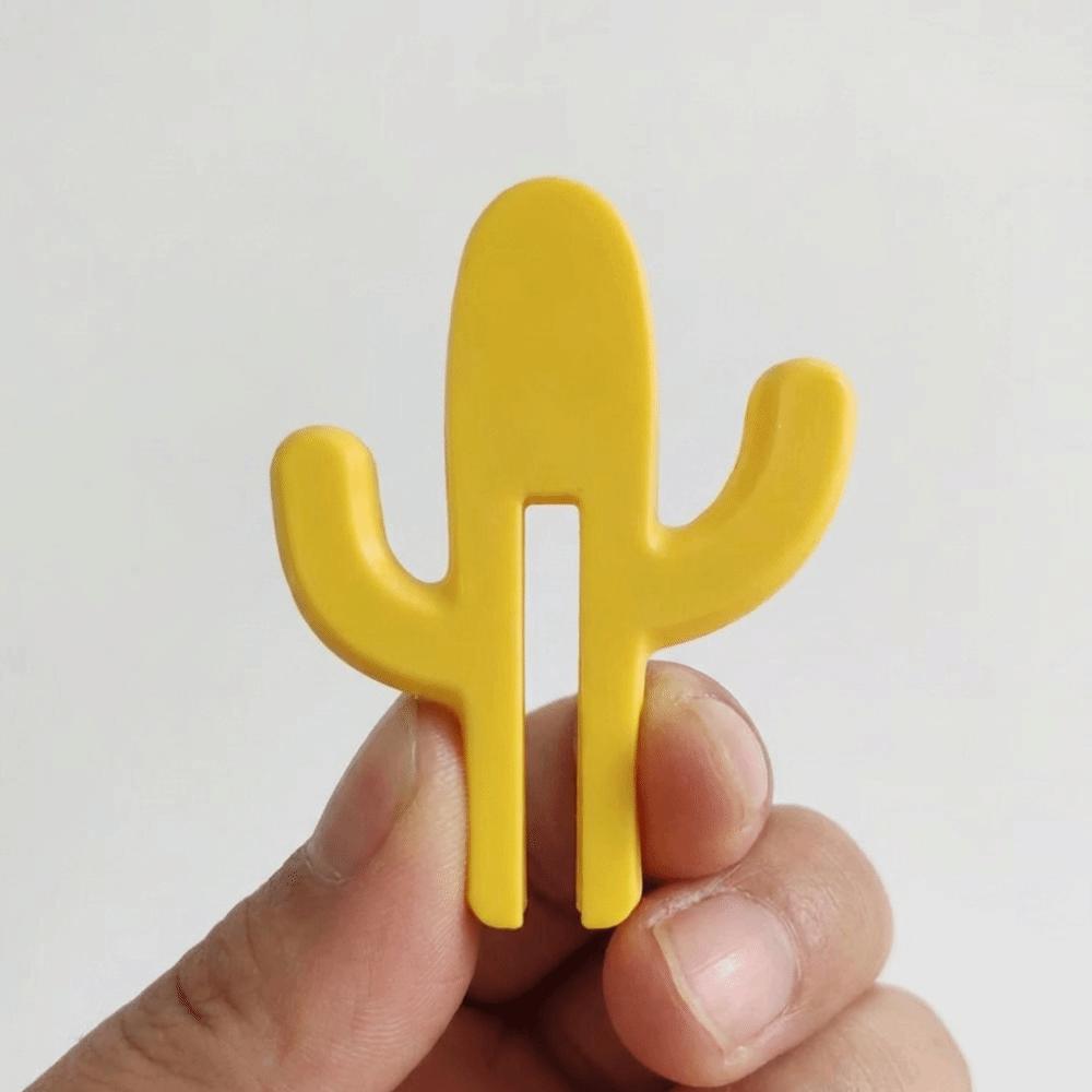 5PCS Multifunctional Cactus Door Clip Hooks Space Saving Plastic Shower Hooks Adjustable No Drilling Installation