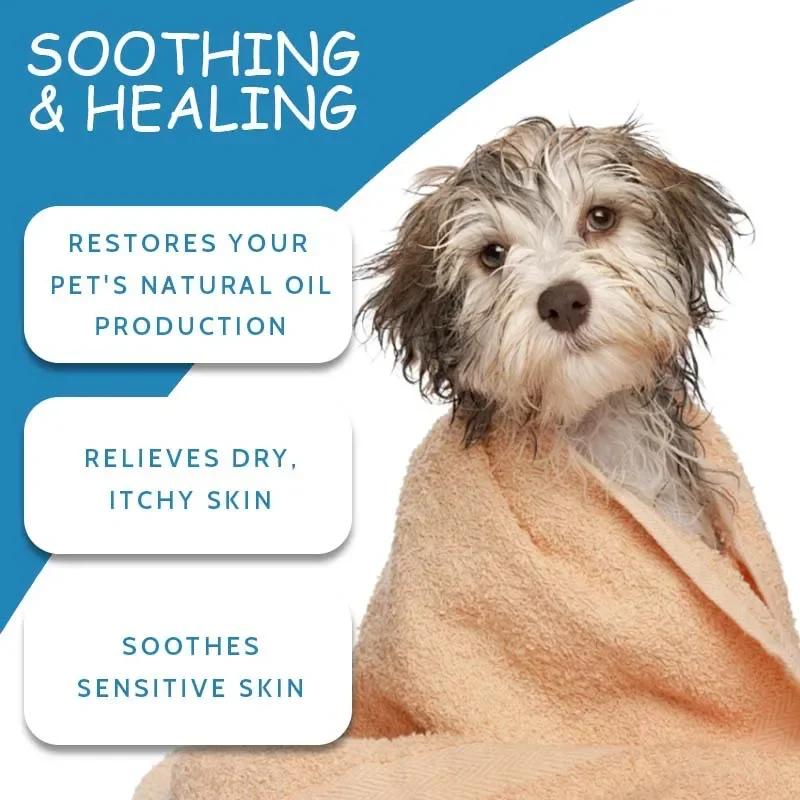 Cat Dog Shower Gel Shampoo Cleaning Deodorant 150ml  Itch Relief Long Lasting Fragrance Sterilizing Mite Removing Pet Supplies