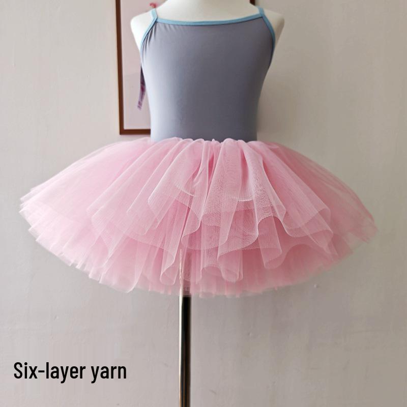 Children's Four-Layer Ballet Tulle Petticoat for Dance Performances