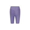 Reebok Shorts de sport tricotés respirants élastiques de couleur unie pour femmes violet 23RCS604WGP0