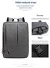 17-inch Multi-functional Anti-fall Men's Laptop Backpack/Crossbody Bag