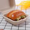 MOLUONA Disposable Wheat Straw Burger Box Set