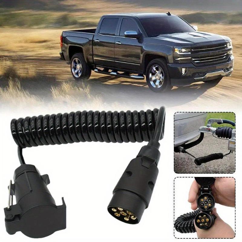 Cavo di Prolunga per Pannello Luci Camion Rimorchio a 7 Pin Cavo Maschio a Femmina Spina Cavo Presa Parte Raccordi Spina Circuito Presa