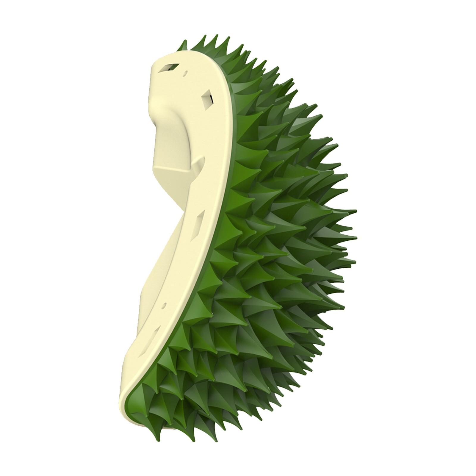 

Устройство для зуда собак и кошек, настенное угловое устройство для растирания волос в форме дуриана, устройство для растирания волос, украшение семейного угла, игрушки для домашних животных One Size зелёный