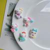 10 Pcs New Kawaii Cartoon Cute Bow Tie Pajamas For Cats Series Resin Scrapbook Diy Jewelry Gift Hairpin Accessories A143