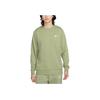 Nike Logo Fitted Crew Neck Long Sleeve Sweatshirt Men Tops Green BV2667-386