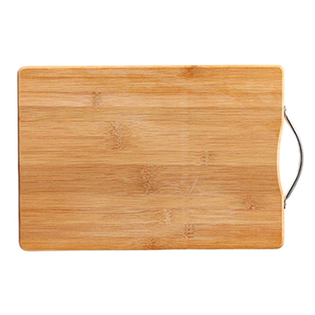 Chopping Board Thickened Bamboo Stable Sturdy Anti Crack Easy To Clean Kitchen Cutting Board with Hanging Hole
