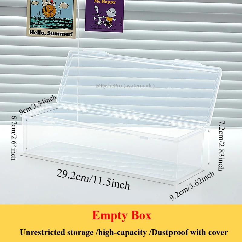 

2L Trading Card Storage Box for Toploader Plastic Large Playing Baseball Card Case for Toploaders and Standard Cards 700 Holder