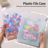 Plastic File Box Transparent File Organizer New Document Storage Box  Home Office