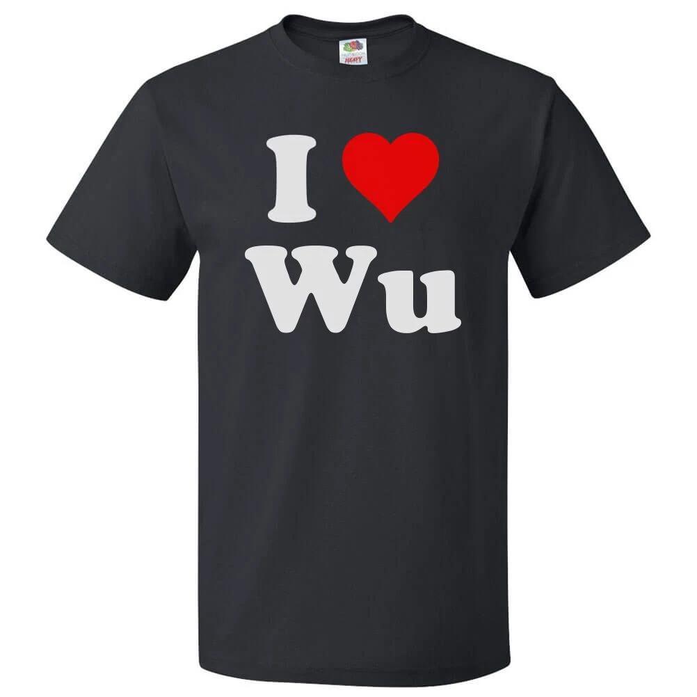 I Love Wu T shirt I Heart Wu 2XL