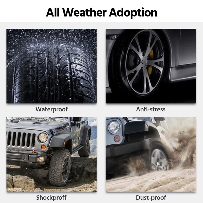 Bar Wireless Intelligent Car Tire Pressure Alarm Monitor System Temperature Air Pressure Gauge With 6 Durable Tire Sensors