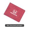 Car Driver License Suede Leather Bag Auto Driving Documents Cover For Honda Civic Accord Fit Jazz Pilot CRV Odyssey Passport TP6