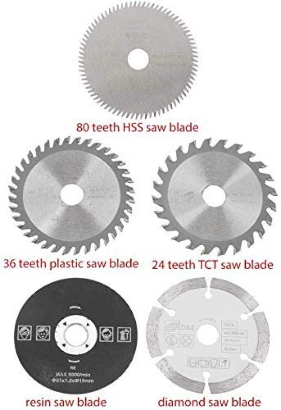 Set of 85mm Electric Circular Saw Blade Circular Saw Blades for Metal Metal Cutting Widely Used in Marble Cutting Electric Hand and Sliding Table Saws