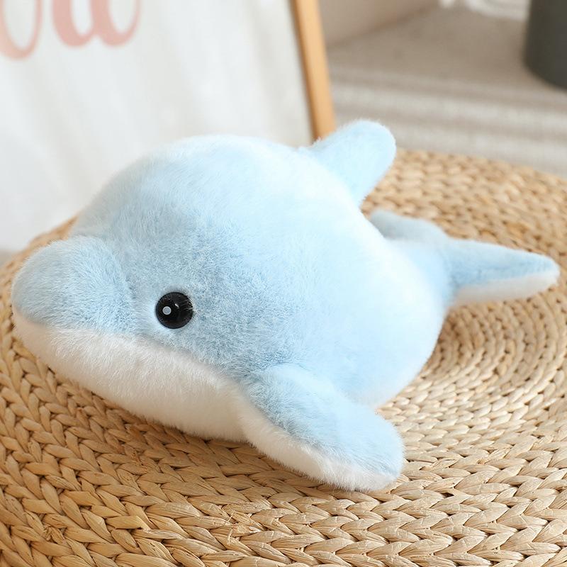 Cartoon Ozeantier Delfin Wal Puppe Plüschtier Robbe Hai Schwertwal Puppe Kinder Stoffpuppe
