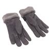 USB Heated Gloves Fluff Non Slip Palm Waterproof Adjustable Elastic Wristband Windproof Thermal Gloves for Women Cold
