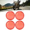 4pcs 6cmCelsius2.36in Motorcycle Turn Signal Light Lens Cover ABS   Motorbike Accessories
