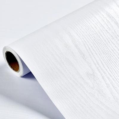 White Wood Peel And Stick Paper Decorative Self-Adhesive Film For Furniture Real Wood Tactile Sensation Surfaces Easy To Clean