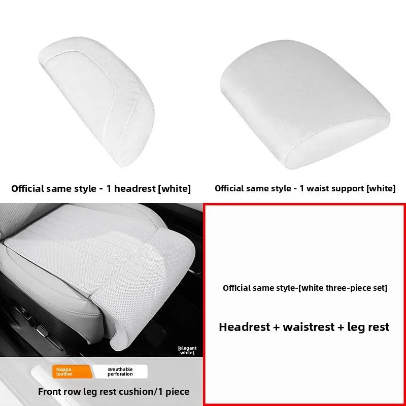 Car Sticker For Tesla Model 3 Model Y Official Headrest Waist Backrest Cushion Rebound Fur Car Pillow Neck Protection Car Sticke