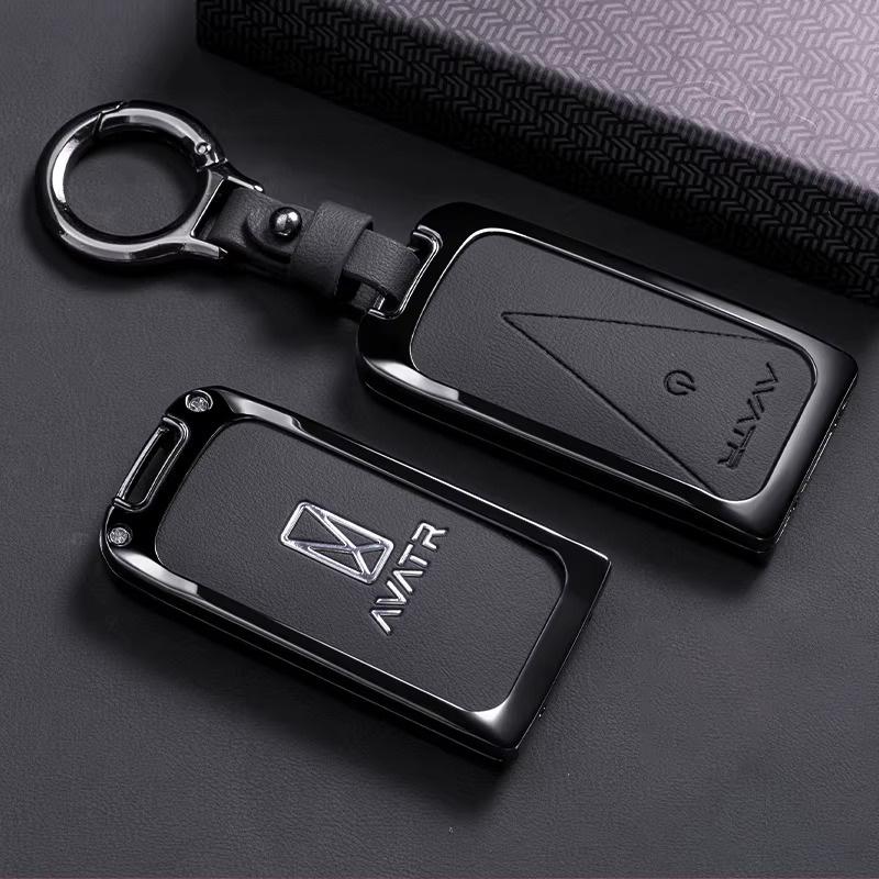 Zinc Alloy Car Key Case Fob For Avatr 07 06 Avatar 12 Max Ultra Accessories Keychain Remote Cover Shell Housing