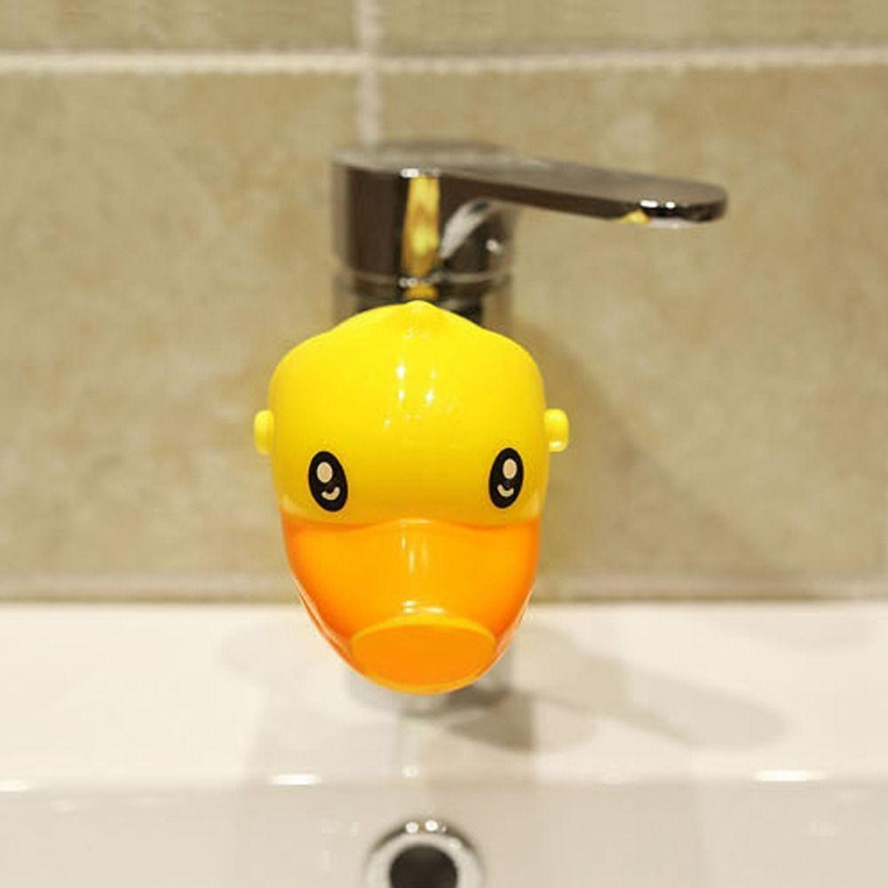 Convenient Baby Washing Helper Splash-proof Cartoon Faucet Extender Cute   Kids Hand Washing