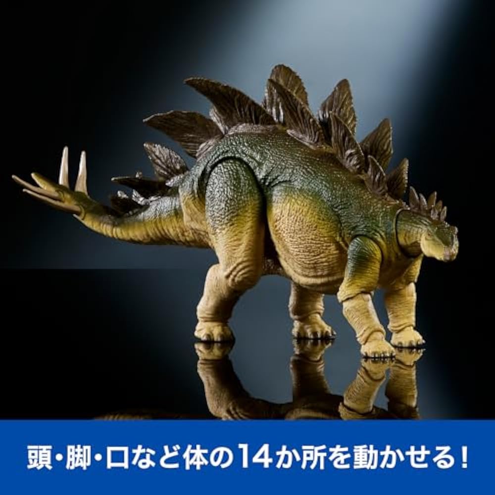 Mattel Jurassic World (JURASSIC WORLD) Hammond Collection Stegosaurus Figure Dinosaur Toy for Kid...