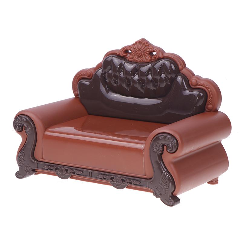 1:12 Dollhouse Miniature European Style Sofa Model Sofa Chair Furniture Decor Toy Doll House Accessories