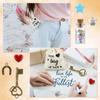 6 Sets Good Luck Gifts Little Bag Of Luck With Encouragement Card Luck Bag | Good Luck Meaning Small Bag Accessory 6 Little Figu