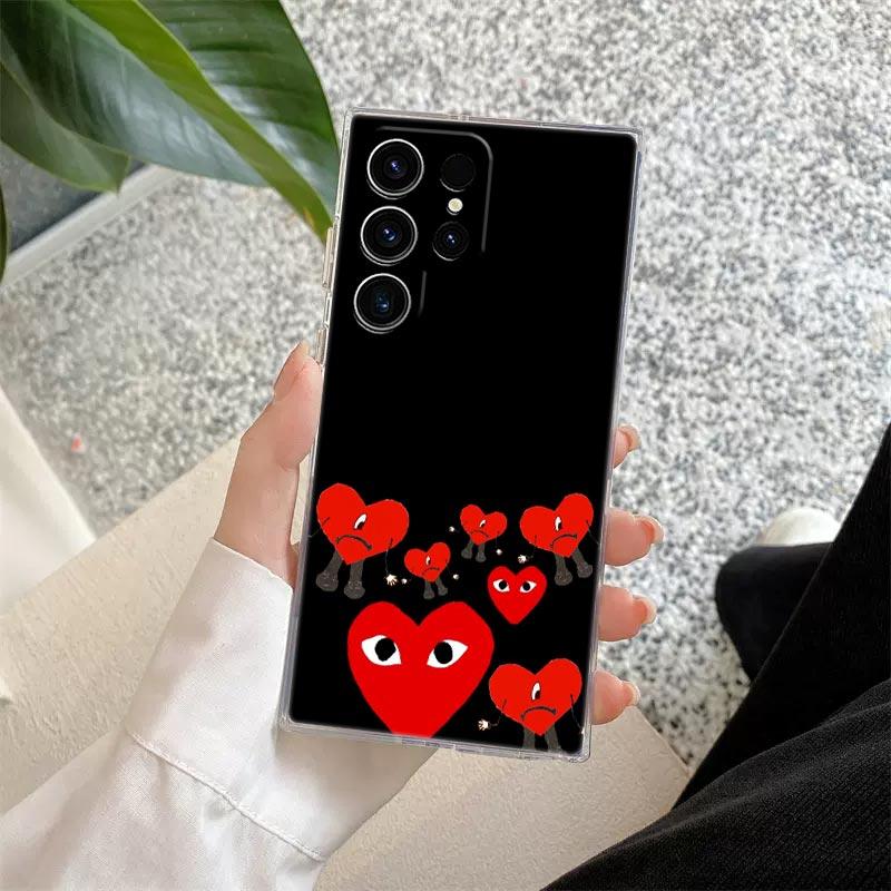 Bad Bunny Heart Rabbit X 100pre Phone Case For Samsung S24 S23 Ultra S22 S20 Plus S21 FE Clear Cases Cover Galaxy S24Ultra Funda