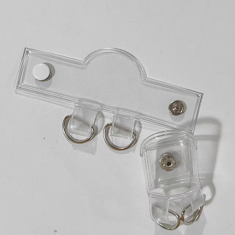 1pcs New PVC Bag Strap Extension Buckle Transparent Bag Strap Clip Snap Clasp Clip Luggage Accessories
