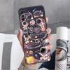 Astronaut Cartoon Case For Motorola G30 G9 Play G82 G52 G60 G8 G9 Power G50 One Fusion Edge 30 20 Black Soft Phone Capas