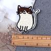 Iron On Kitty Jeans Jacket Embroidered Clothes Embroidery Clothes Decoration Patches Badges Appliques Sewing Fabric