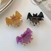 Halloween Style Bat Wing Shape Woman Teens Ponytail Hair Claw Delicate Hair Clip Anti-slip Taking Photo Hair Accessories